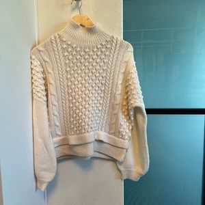 Frame popcorn cable knot sweater. Sz. XS